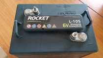 Ắc quy xe điện Rocket L-105 (6V-225Ah)