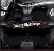 Bộ thảm lót sàn 6D Honda City đen