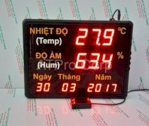 Đồng hồ đo nhiệt độ độ ẩm, ngày tháng năm AT -THMT-D-S