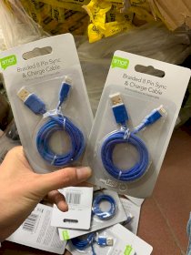 Cáp Braided Micro USB sync and change cable - Dây dù