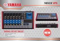 Mixer Yamaha VP8 (6 line)