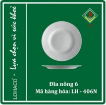 Đĩa nông 6 Lohaco Long Hầu LH406