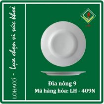 Đĩa nông 9 Lohaco Long Hầu LH409