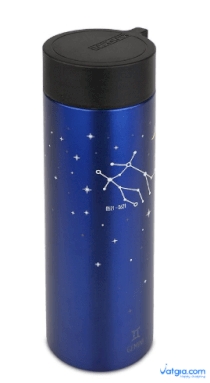 Bình giữ nhiệt Horoscope Song Tử Lock&Lock LHC4121GE – Xanh dương (400ml)