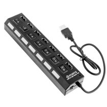 Bộ chia USB HUB 2.0 7P - 7 công tắc - 7 led