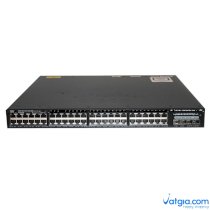 Switch Cisco WS-C3650-48FD-L 48 10/100/1000 Ethernet PoE+ and 2x10G Uplink ports, with 1025WAC power supply, 1 RU, LAN Base