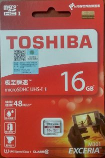 Thẻ nhớ  MicroSD Toshiba FPT  16GB  Class10