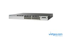 Switch Cisco WS-C3850-24XU-S 24 100Mbps/1/2.5/5/10 Gbps UPOE Ethernet ports, with 1100W AC power supply 1RU, IP Base