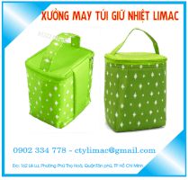 Túi giữ nhiệt  màu xanh Limac  05