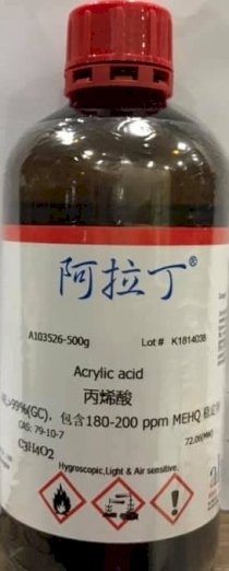 Acrylic acid , C3H4O2 , CAS 79-10-7 , Aladdin