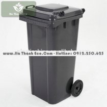 Thùng rác Hà Thành Eco 120 lít (Đen)