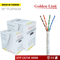 Cáp mạng Golden link  platinum utp cat  5E trắng GL01001