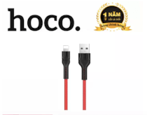 Cáp sạc Lightning Hoco U31 sạc nhanh cho iPhone/iPad (1m) - Đỏ