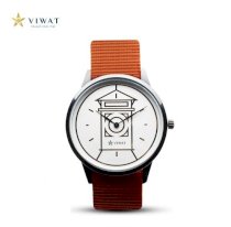 Đồng hồ nam Viwat VW-136S Dây Nato cam