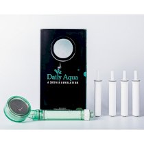 Bộ vòi sen lọc nước màu Xanh Lá Daily Aqua (1 vòi sen + 5 filters) - GiftSetGreen