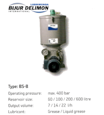Máy bơm mỡ bò bằng điện Bijur delimon BS-B