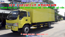 Xe tải Jac 8.4 tấn thùng kín (màu vàng)