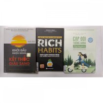 Bộ 3 cuốn : Khởi đầu muộn màng kết thúc giàu sang + Rich habit  + Cặp đôi thông minh sống trong giàu có