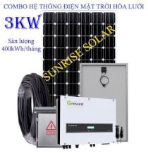 Hệ thống điện mặt trời AE Solar - SunriseSolar001