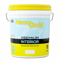 Sơn nhà sơn mịn nội thất NanoGold Premium Interior A901 - 6.4kg/thùng
