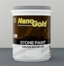 Sơn giả đá cao cấp NanoGold premium stone paint A924 Loại 5kg