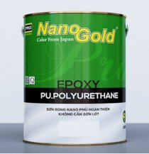 Sơn nhà phủ bóng Nano hoàn thiện không cần sơn lót NanoGold Epoxy Pu.polyureth Ane A986 Loại 1.2kg