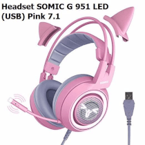 Headset Somic  G 951 led  (USB) Pink 7.1