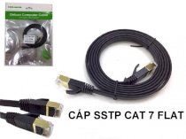 Cable Cat 7 Flat KM 20m KC716 dẹp (đầu sắt)