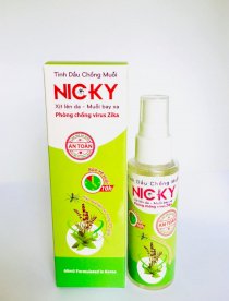 Xịt muỗi Nicky - Chai 60 ml