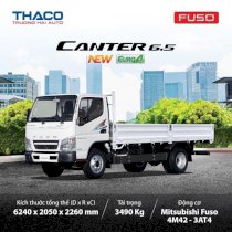 Xe tải Fuso Canter 6.5 động cơ Nhật Bản, thùng 4.35m tải 3.4 tấn