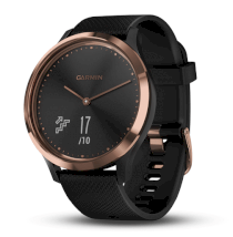 Garmin Vívomove HR Sport (Black-Rose Gold, Regular)