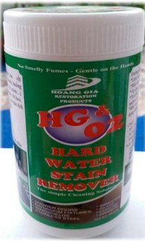 Bột tẩy sạch vòi tắm các thiết bị inox trong phòng tắm HG-02 hard-water-stain-remover shower 400gr