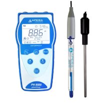Máy đo pH/mV/nhiệt độ cầm tay trong dung dịch bazo mạnh và kiềm Apera - Mỹ PH8500-SB