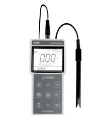 Máy đo độ dẫn/TDS/độ mặn/trở kháng cầm tay (quản lý dữ liệu GLP) Apera - Mỹ EC400S