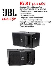 Loa karaoke JBL Ki81