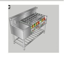 Tủ quầy bếp inox 304 Hải Minh C0027