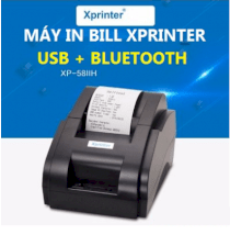 Máy in nhiệt Xprinter XP-58HB (USB + BLUETOOTH)