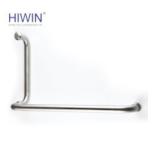 Tay nắm cửa vách tắm kính bo tròn inox 304 chống gỉ mặt mờ Hiwin HD-600 (300*500)