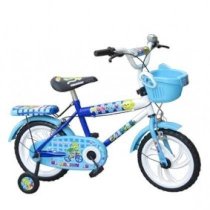 Xe đạp 14 inch (3) 2 màu xanh trắng Con khỉ M833-X2B