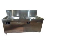 Bếp từ và chảo inox công nghiệp Hải Minh HC03