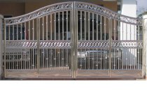 Cửa cổng inox công nghiệp Hải Minh HX27