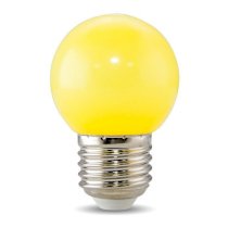Bóng đèn led bulb tròn Rạng Đông màu vàng LED A45 Y 1W