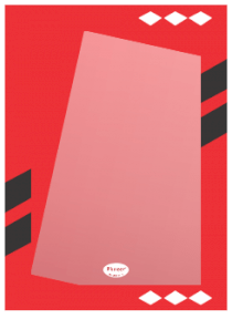 Gương nhà tắm khung sơn màu Pioneer 50x70cm - PE118B