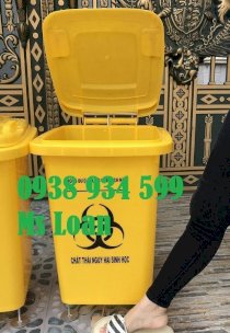 Thùng rác nhựa 60 lít đạp chân Bảo Sơn