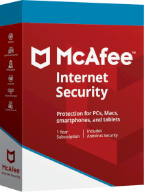 Phần mềm McAfee Internet Security 1PC/ năm