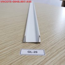 Nẹp chỉ âm tường GL-20, L=2m/thanh