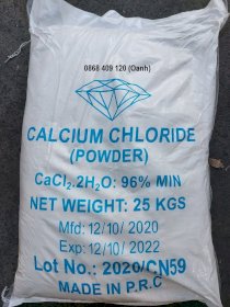 Canxi Chlorua – CaCl2.2H2O – Calcium Chloride Powder – Canxi bột nguyên liệu dùng trong Nuôi trồng Thuỷ sản