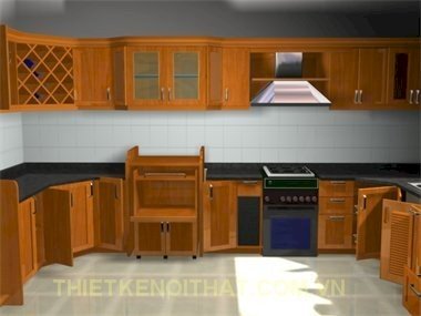 Tủ bếp Classic - NITB03
