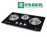 Bếp gas âm Faber FB-A05G3(DBS) (Mặt kính, mâm tròn)