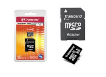 Transcend MicroSDHC 8GB (Class 6) 